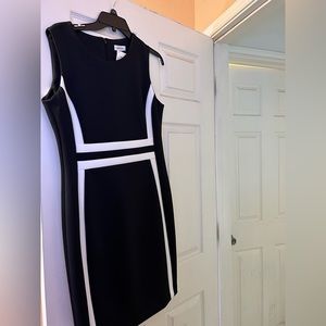 Black and white dress